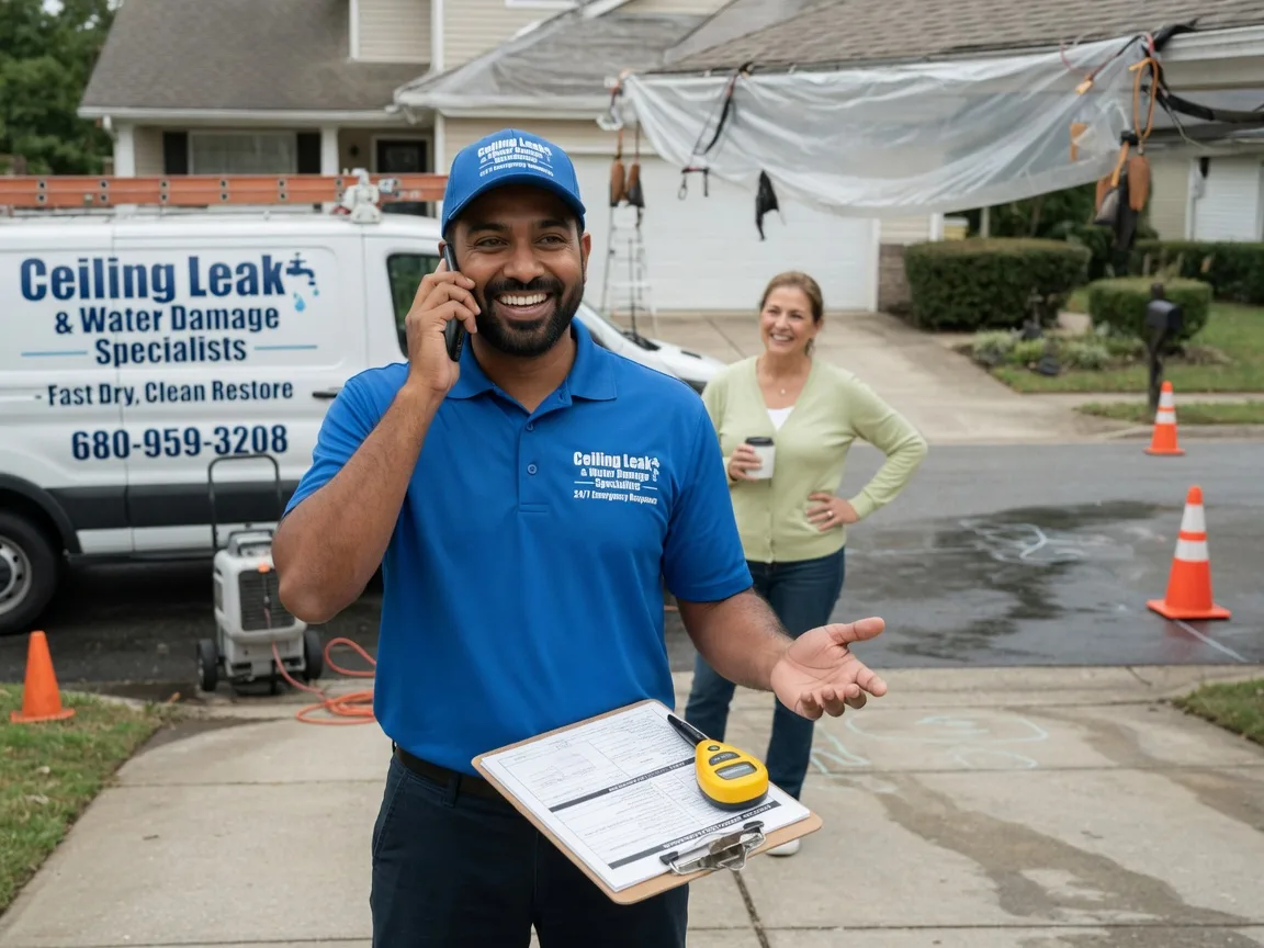 Ceiling Leak Cleanup Oakboro, NC FAQs