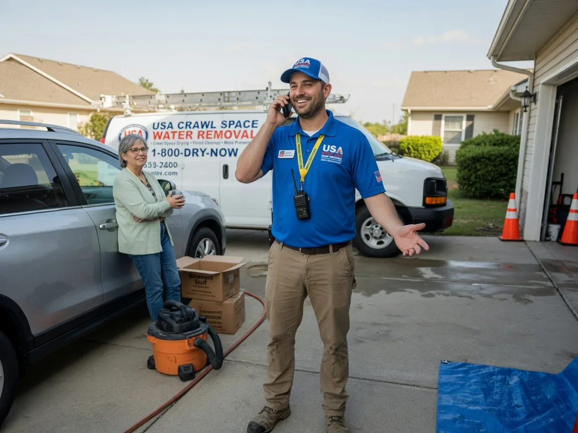 Crawl Space Water Removal Oakboro, NC FAQs